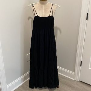 shop talulah black thin strap maxi